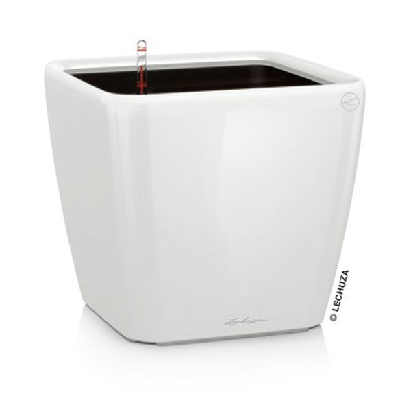 Вазон Lechuzа Quadro Premium LS 35, білий