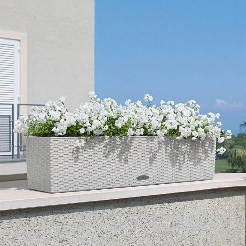 Вазон Lechuza Balconera Cottage 80, світло-сірий