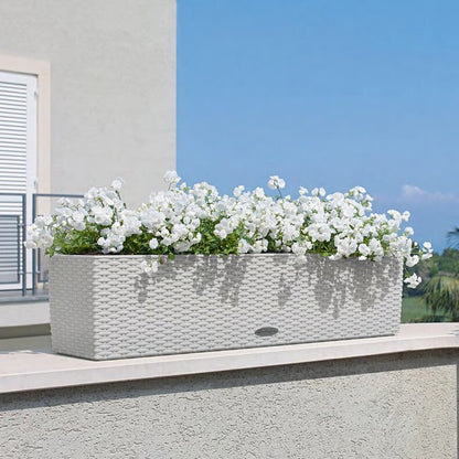 Вазон Lechuza Balconera Cottage 80, світло-сірий