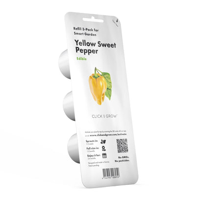 Жовтий солодкий перець від Click&Grow (змінний картридж на 3 врожаї)