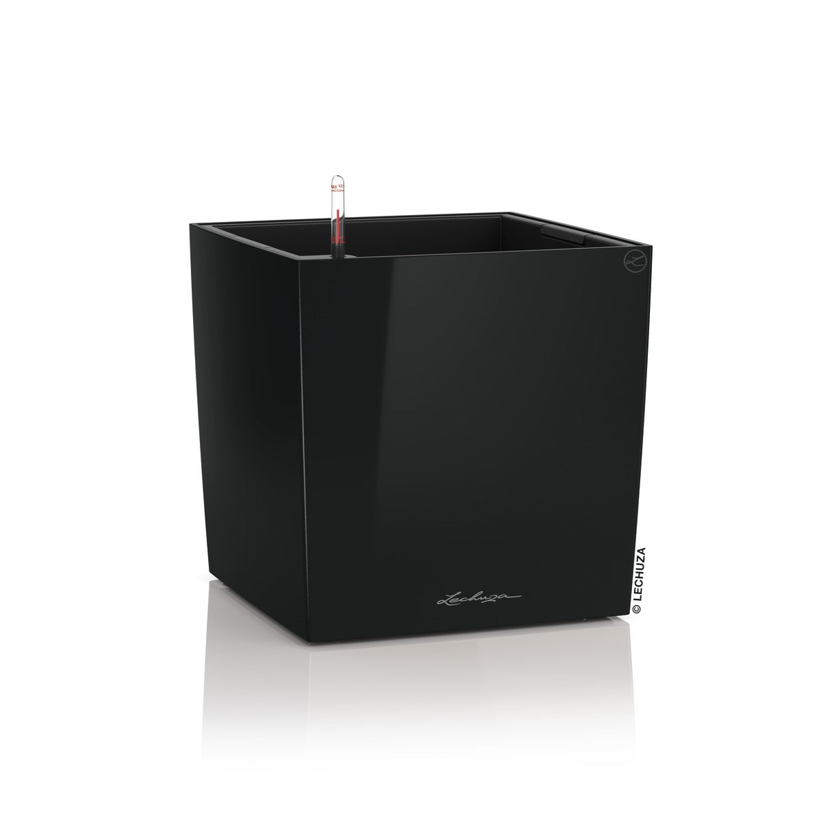 Вазон Lechuza Cube Premium 40, чорний