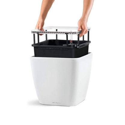 Вазон Lechuzа Quadro Premium LS 50, антрацит