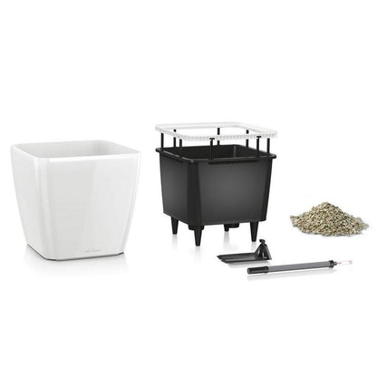 Вазон Lechuzа Quadro Premium LS 50, антрацит