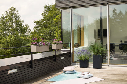 Вазон Lechuza Balconera Stone 50, пісочно-бежевий