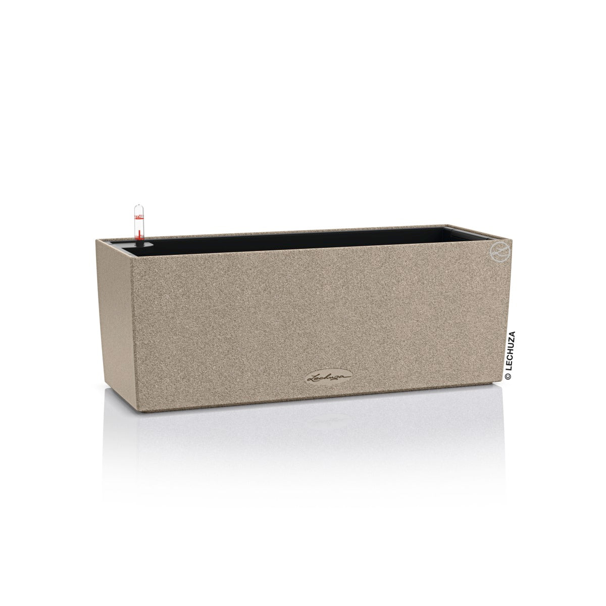 Вазон Lechuza Balconera Stone 50, пісочно-бежевий
