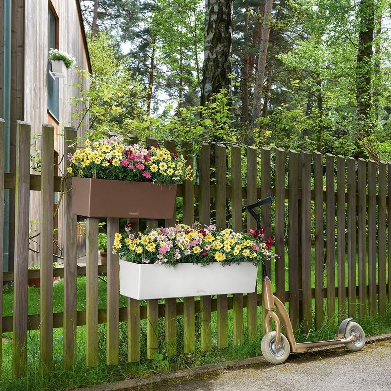 Вазон Lechuza Balconera Color 80, білий