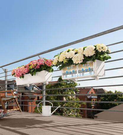 Вазон Lechuza Balconera Color 80, білий