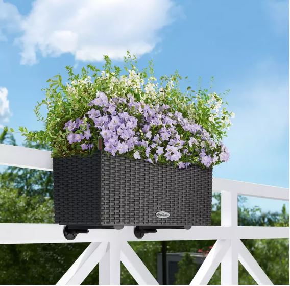 Вазон Lechuza Balconera Cottage 50, пісочно-коричневий