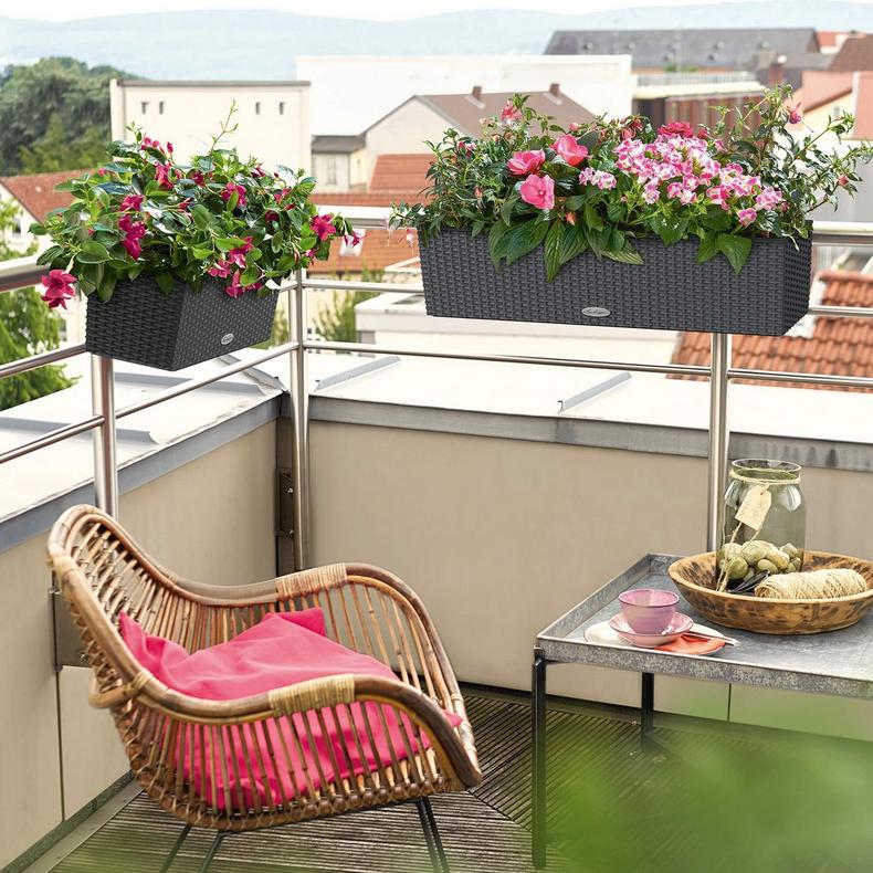 Вазон Lechuza Balconera Cottage 50, мокко
