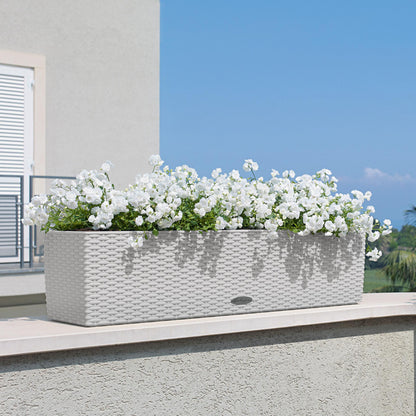 Вазон Lechuza Balconera Cottage 80, білий