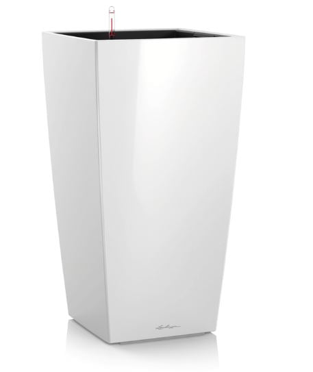 Вазон Lechuza Cubico Premium 22, білий