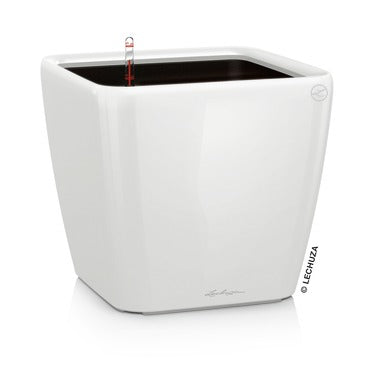 Вазон Lechuza Quadro Premium LS 28, білий